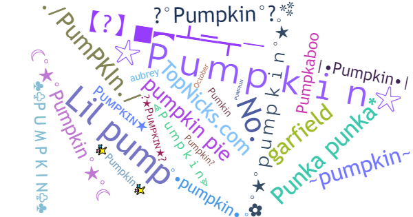 Nicknames for Pumpkin