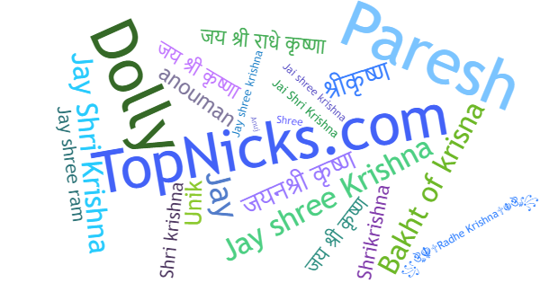 Nicknames for JAYSHREEKRISHNA