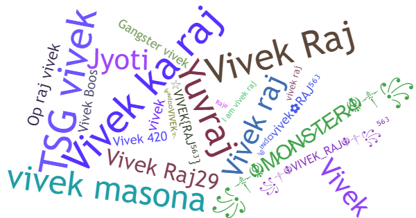 Nicknames for Vivekraj