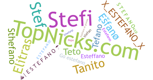 Nicknames for Estefano