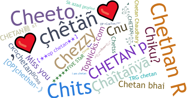 Nicknames for Chetan