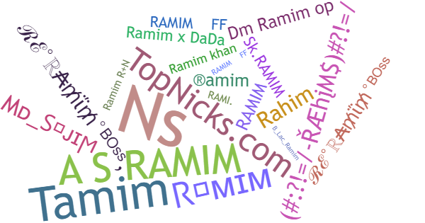 Nicknames for Ramim