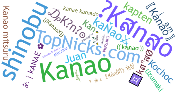 Nicknames for Kanao