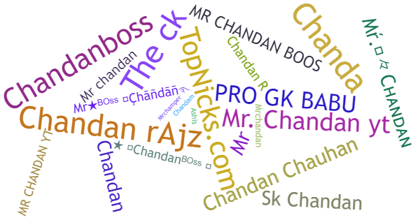 Nicknames for MrChandan