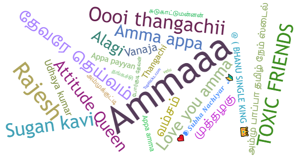 Nicknames for Amma