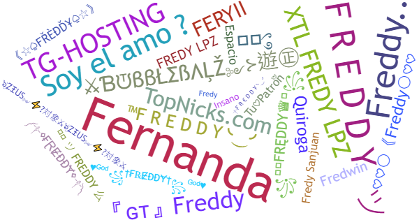 Nicknames for Freddy