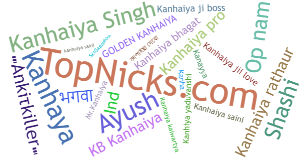 Nicknames for Kanhaiya