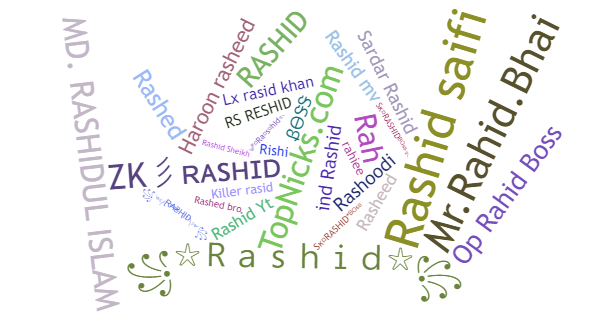 Nicknames for Rashid