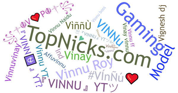 Nicknames for Vinnu