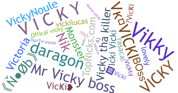 Nicknames for Vicki