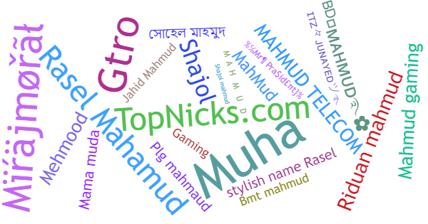 Nicknames for Mahmud