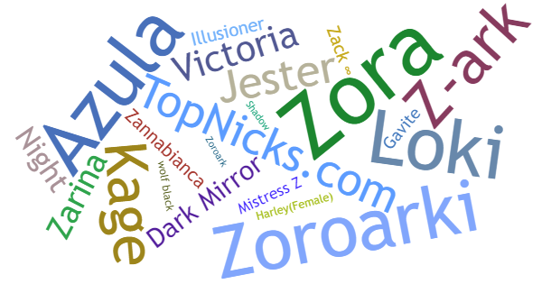 Nicknames for Zoroark