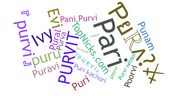 Nicknames for Purvi