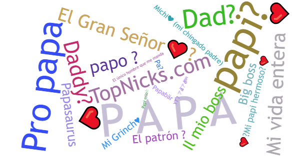 Nicknames for Papa