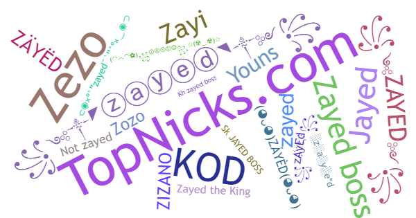 Nicknames for Zayed