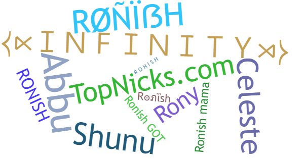 Nicknames for Ronish