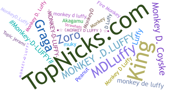 Nicknames for MonkeyDLuffy