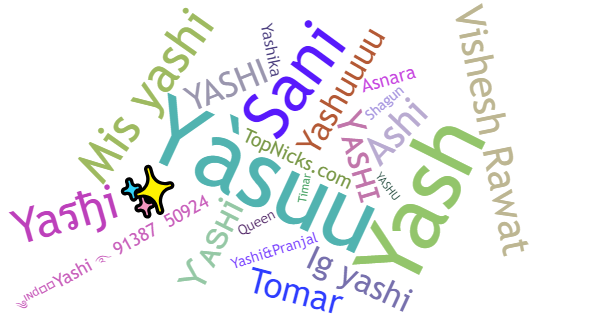 Nicknames for Yashi