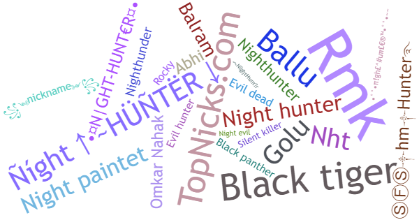 Nicknames for NightHunter