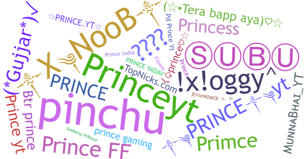 Nicknames for PrinceYT