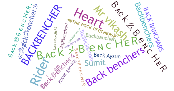 Nicknames for Backbencher