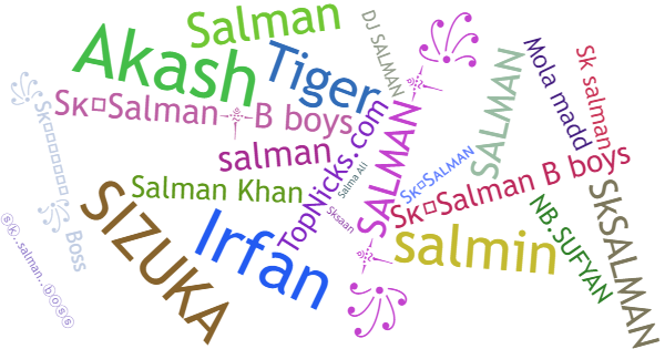 Nicknames for Sksalman