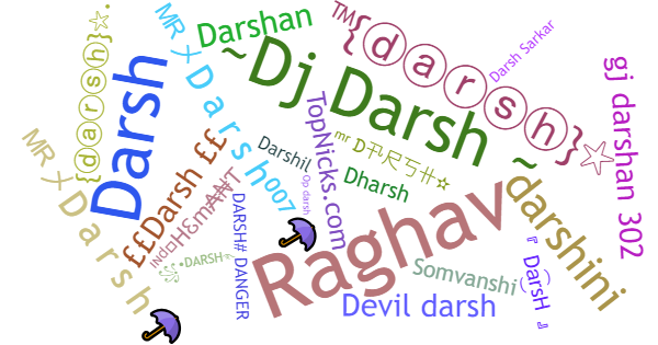 Nicknames for Darsh