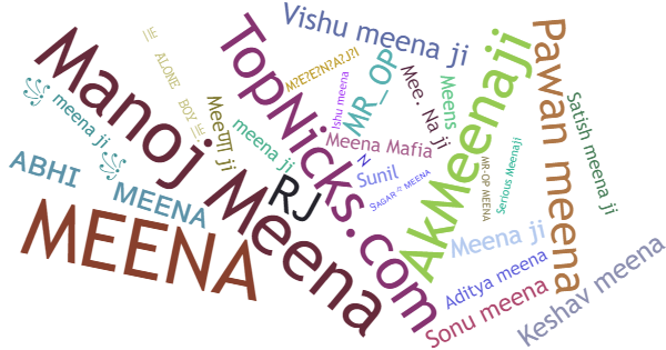 Nicknames for Meenaji