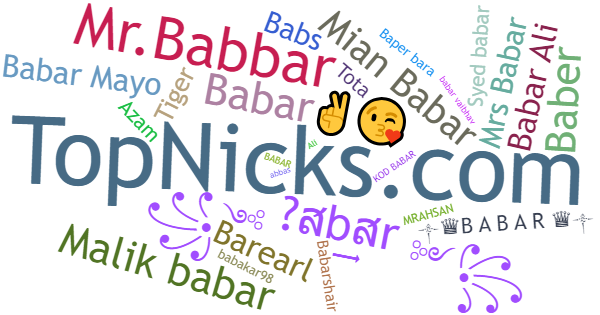 Nicknames for Babar