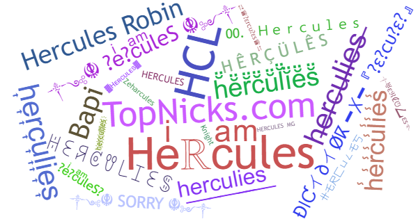 Nicknames for Hercules