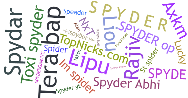 Nicknames for Spyder