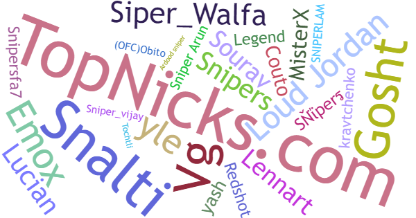 Nicknames for Snipers