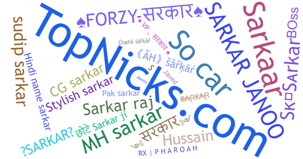 Nicknames for Sarkar