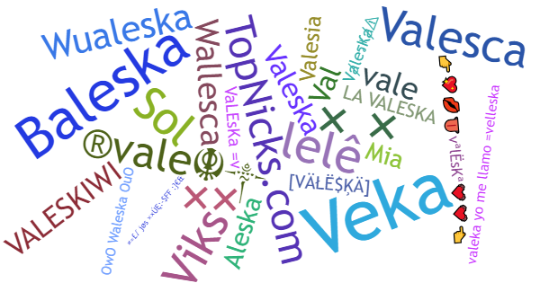 Nicknames for Valeska