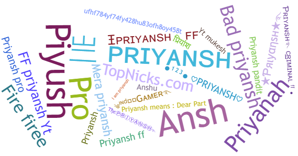 Nicknames for Priyansh