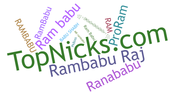 Nicknames for Rambabu