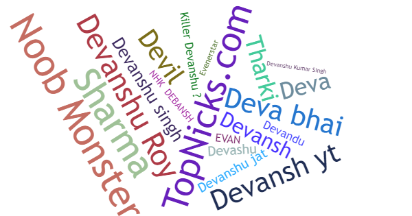 Nicknames for Devanshu