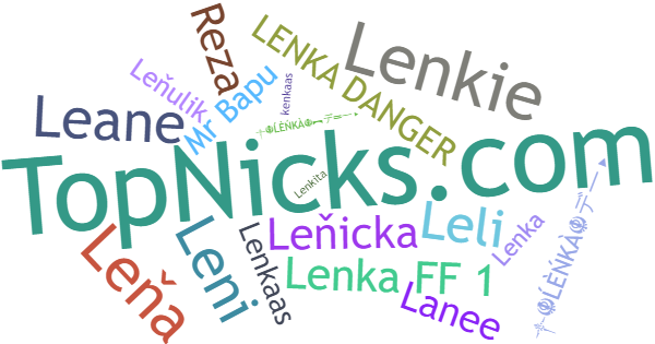 Nicknames for Lenka