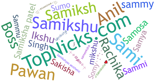 Nicknames for Samiksha