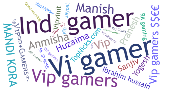 Nicknames for VIPGAMERS