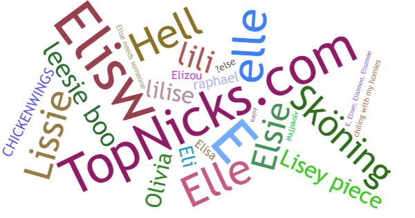 Nicknames for Elise