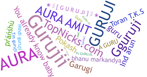 Nicknames for Guruji