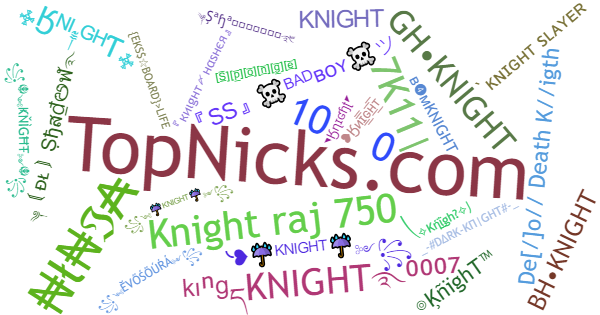 Nicknames for Knight