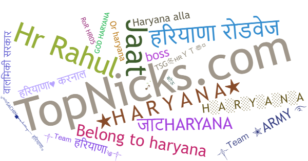 Nicknames for Haryana