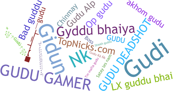 Nicknames for Gudu