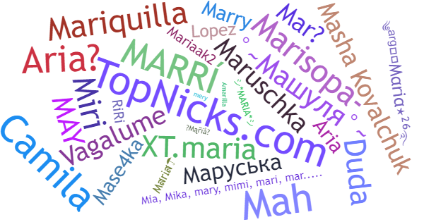 Nicknames for Maria