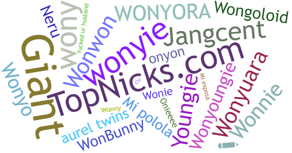 Nicknames for Wonyoung