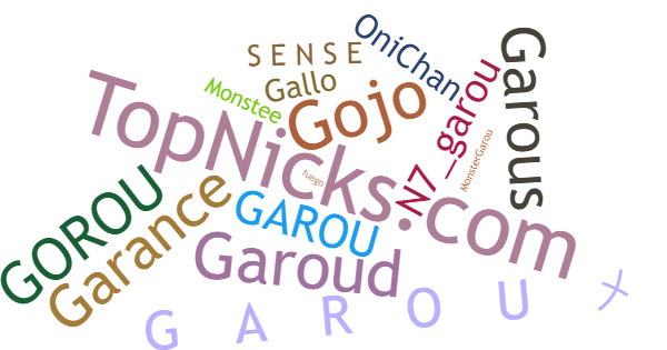 Nicknames for Garou