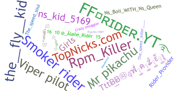 Nicknames for Rider