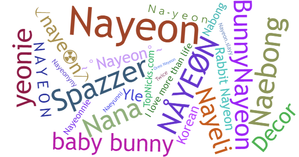 Nicknames for Nayeon